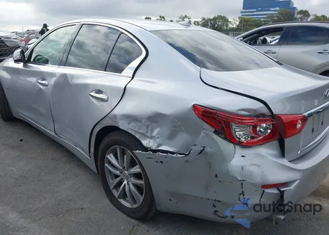 2014 Infiniti Q50 Premium/Sport from USA, damaged, VIN JN1BV7APXEM673590
